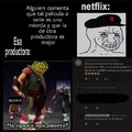 El canal de youtube de netflix latinoamerica parece que es administrado por un puberto. Pd: el espacio en negro esta en venta por el momento.