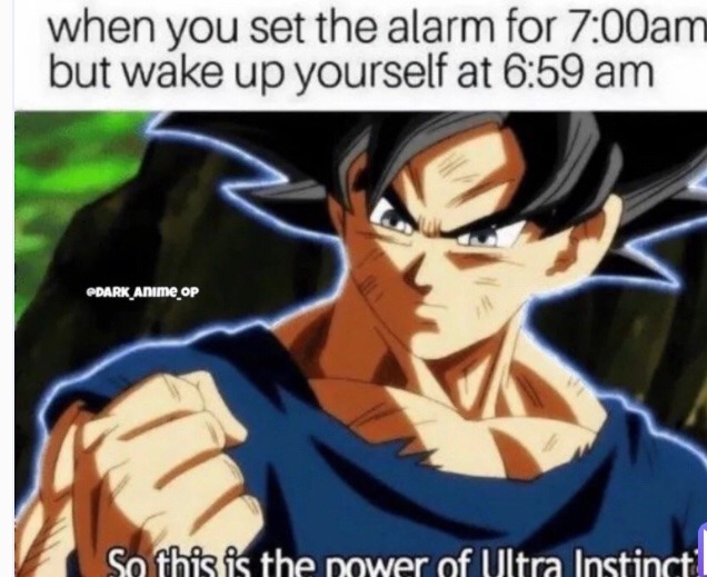 Ultra instinct - meme