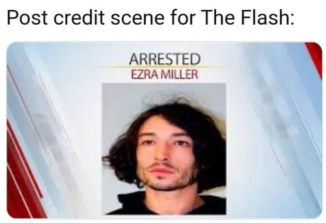 Post credit scene for The Flash - meme