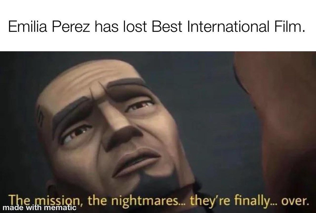 Emilia Perez lost best international film - meme