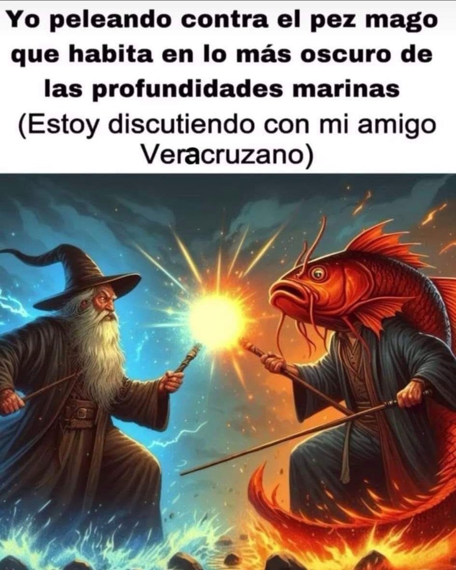 pelea mágica con humor veracruzano - meme