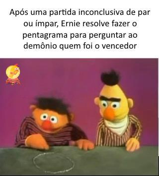 Ernie ensinando a jogar - meme