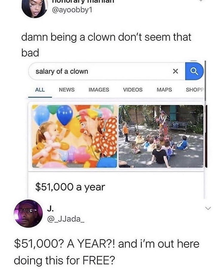 Clownin - meme