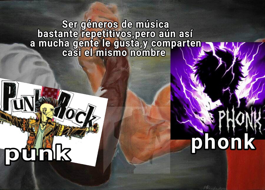 Punk y phonk - meme