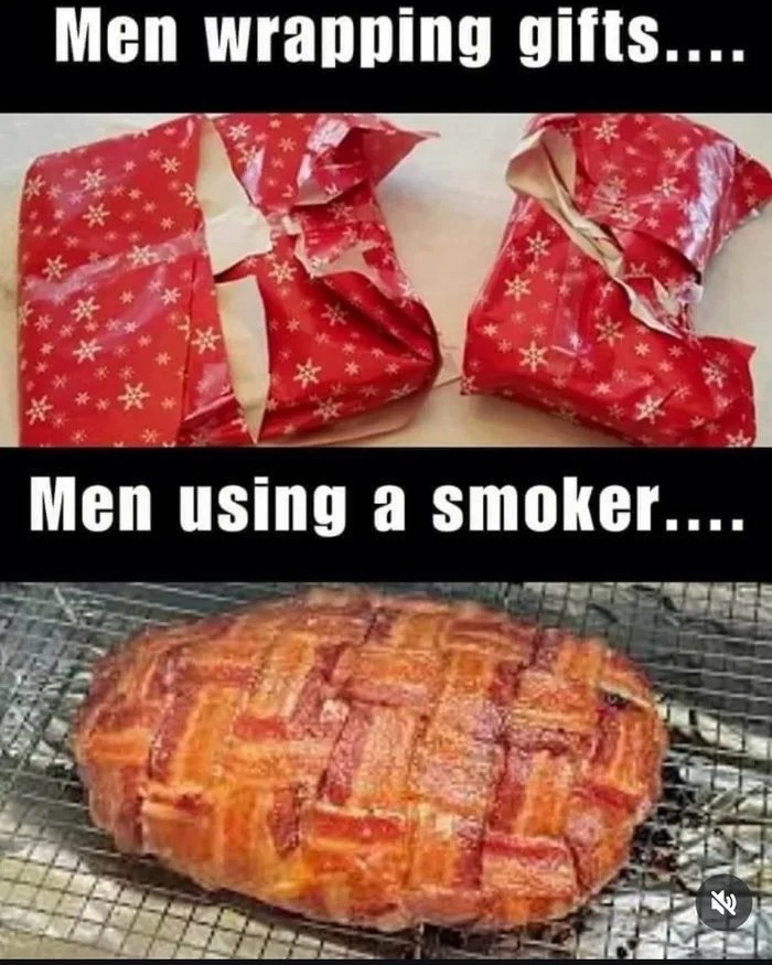 Lifehack: pretend that wrapping-paper is bacon - meme