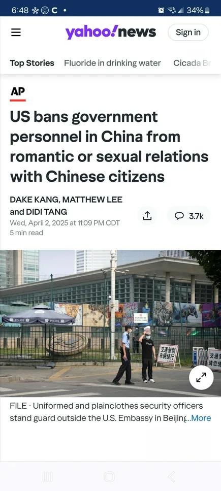 Fluoride, cicadas and now this China ban? Alright - meme