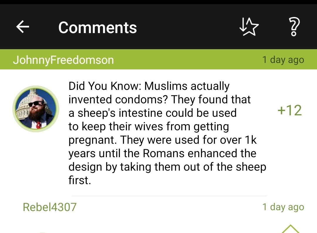 Muslims Invented Condoms - meme