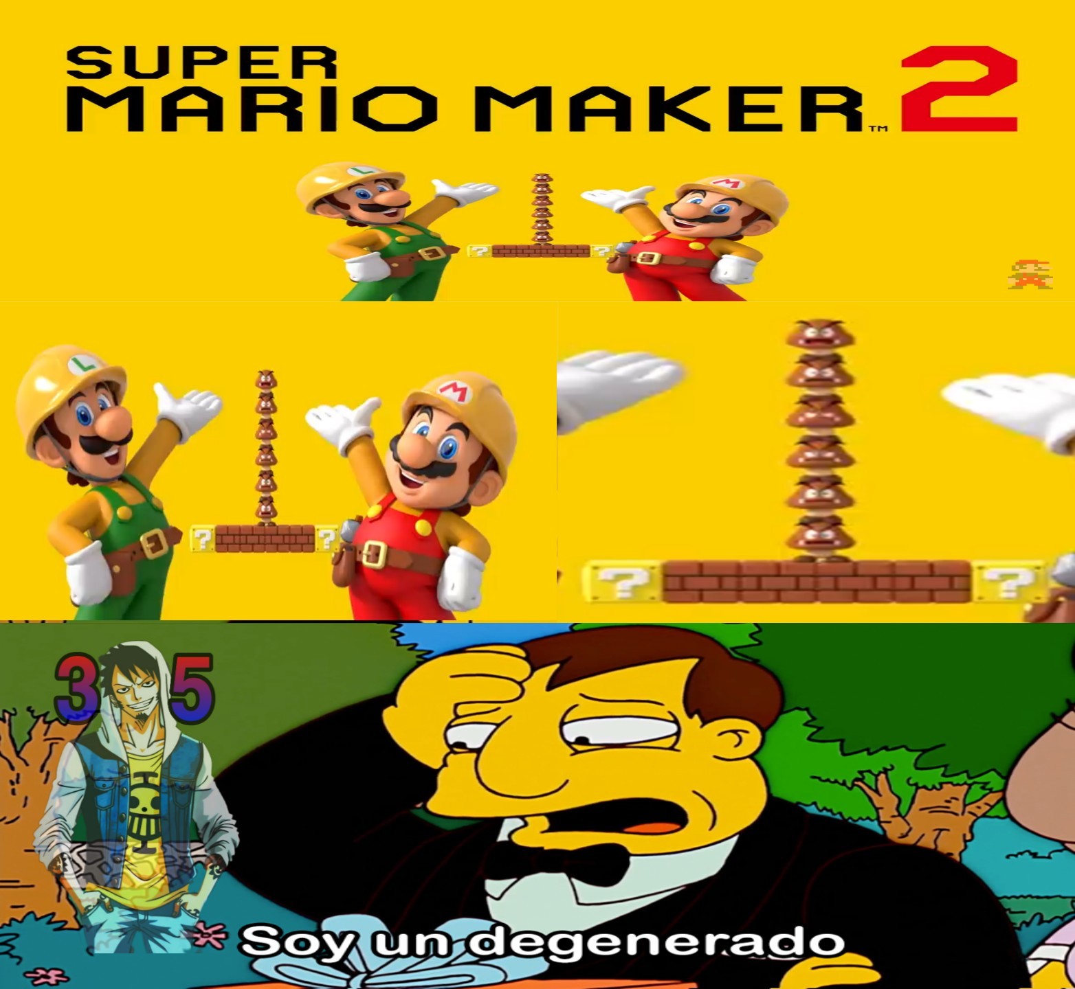 Quien más esta hypeado por el Mario Maker 2 ? - meme