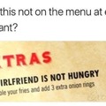 Extra: My girlfriend is not hungry