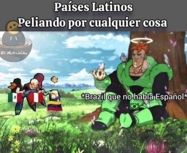 Países hispanos - meme