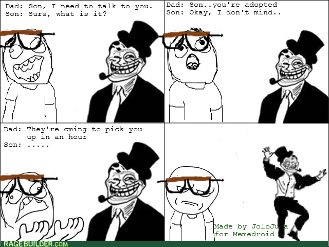A joke in rage comic format Ps. I don't know why the glasses position always change when I save it - meme