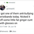 Ya fat ginger cunt