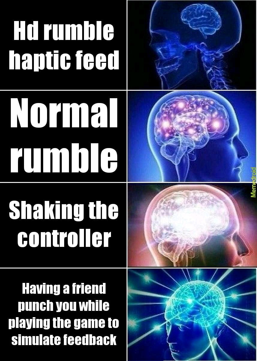 HD rumble actually makes a difference - meme