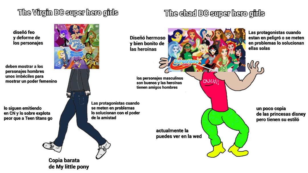 El DC super hero girls de 2019 es horrible - meme