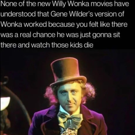 Willy Wonka movie - meme