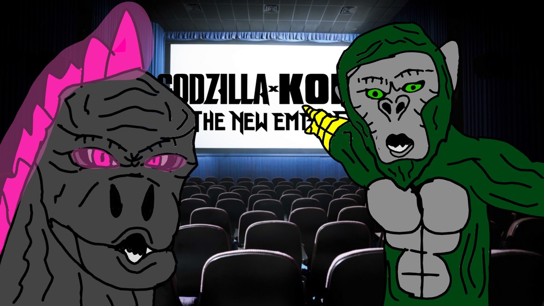 Godzilla X Kong ya en cines - meme