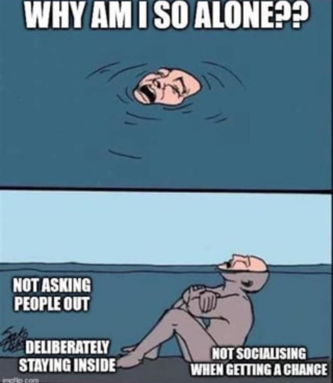 Why am I so alone meme