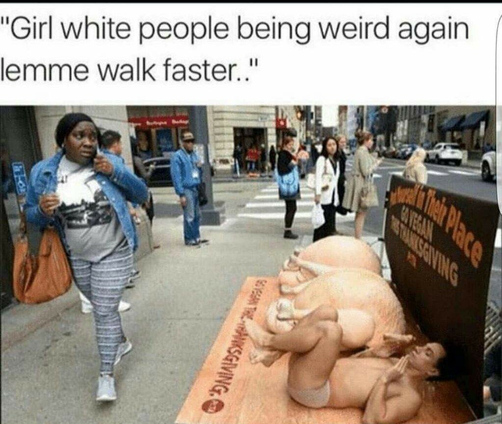 White people though.. - meme