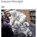 Pillow fights end in a fatality