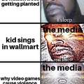 Video games vs the Media