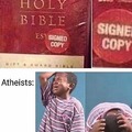 Hard hit to Atheists