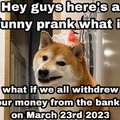 March 2023 prank