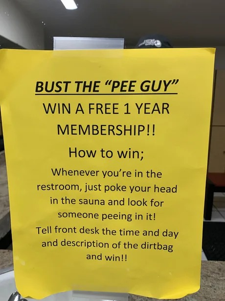 Bust the pee guy - meme