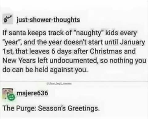 The purge:Seasons Greetings. - meme