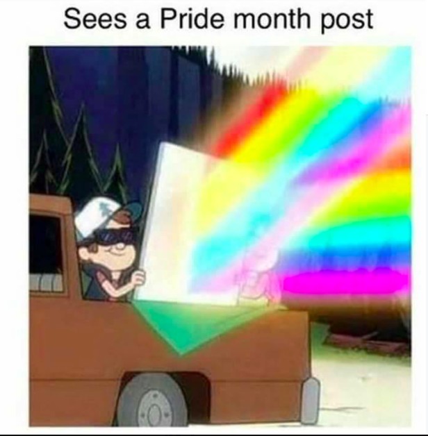 I hate pride Month - meme