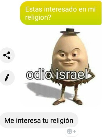 Odio israel - meme
