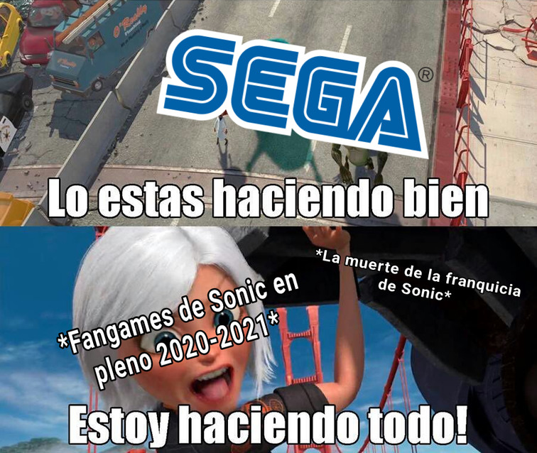 Sonic Heroes Remake? 2? Sonic Adventure 3? Sonic Unleashed 2? puede ser pa? - meme