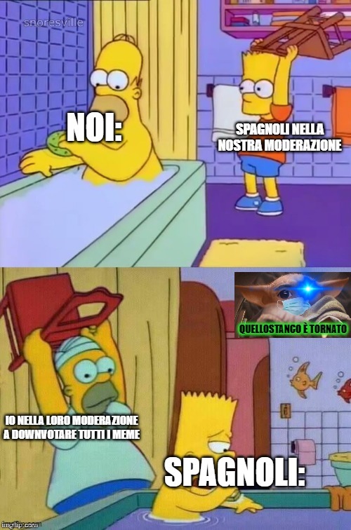 SONO TORNATO! Stando al meme, sto facendo questo da quando ho saputo di sti spagnoli che ci stanno cercando di rovinare il server