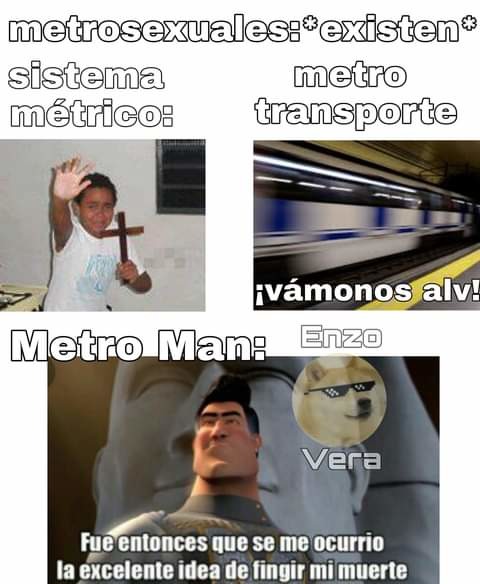 Metrosexuales - meme