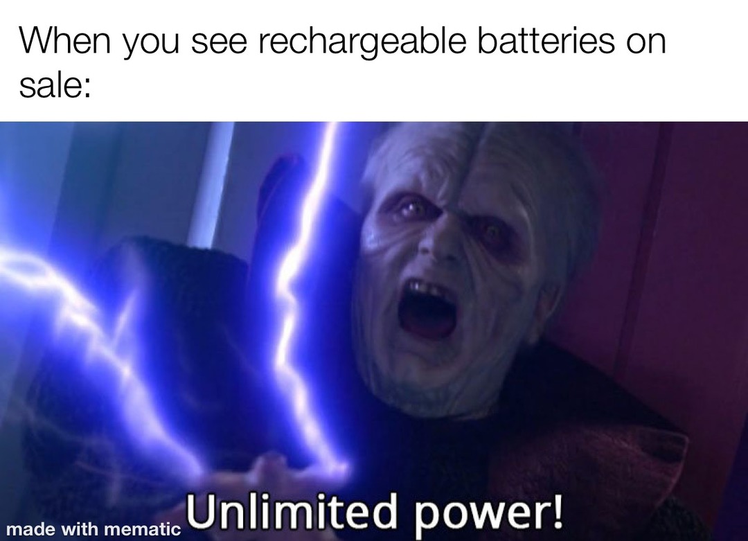 Rechargeable Batteries - meme