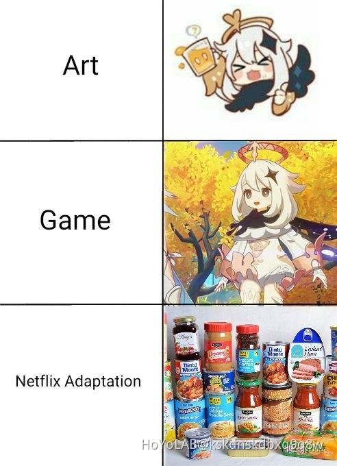 Adaptado a Netflix - meme