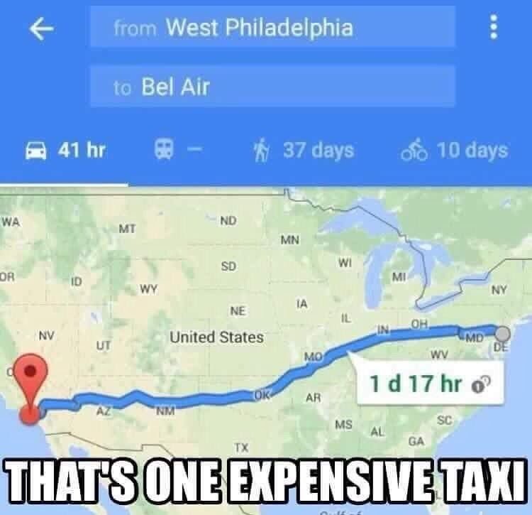 And he told the cabby to just go home smell ya later - meme
