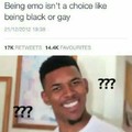 "être emo n'est pas un choix comme être noir ou gay"