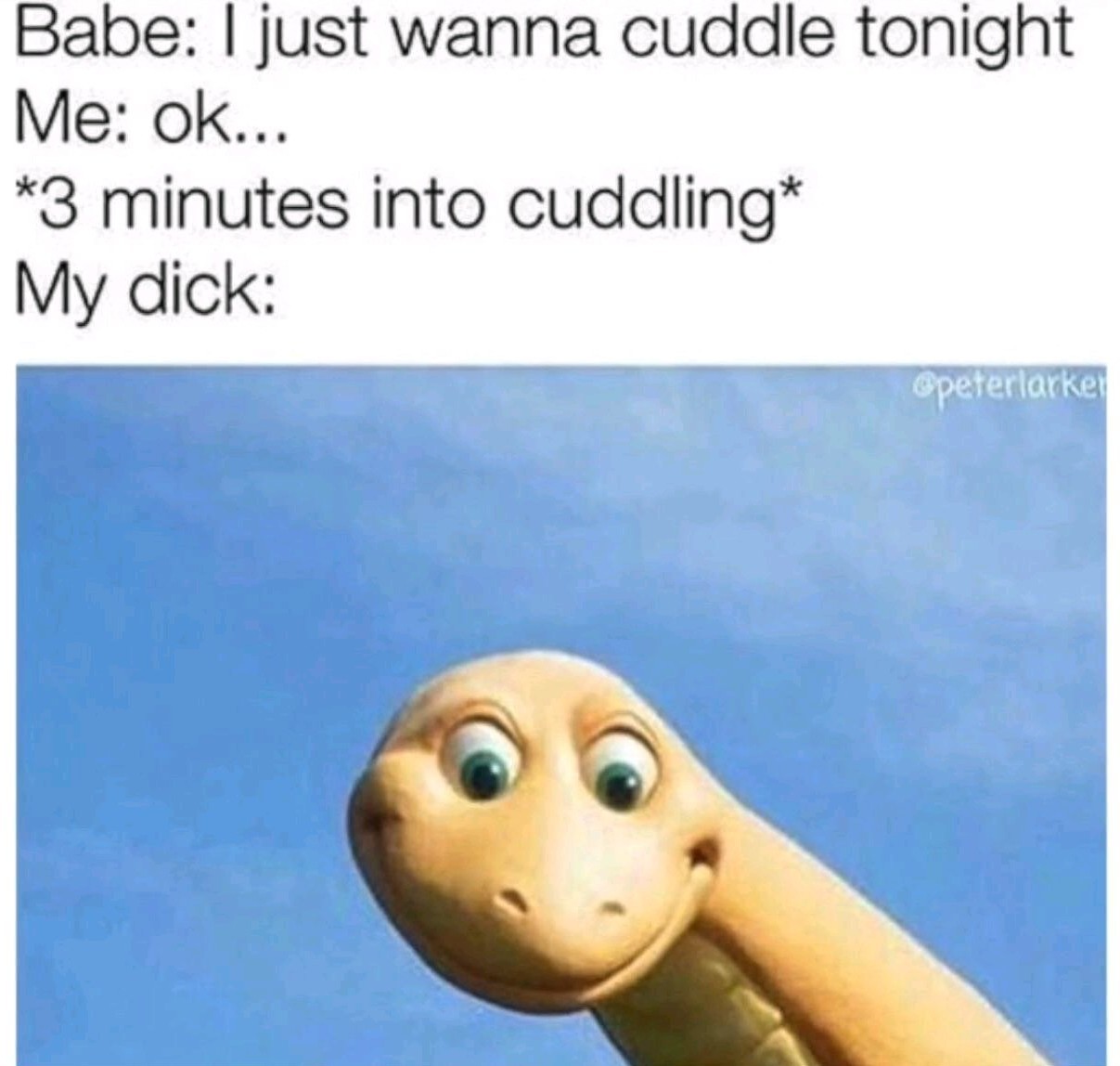 Cuddle cuddle - meme