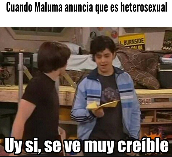 Ya mucho odio a maluma - meme