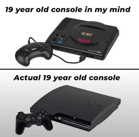 19 yo console - meme