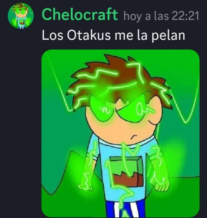 Los otakus me la pelan - meme