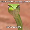 Math Teachers Be Like
