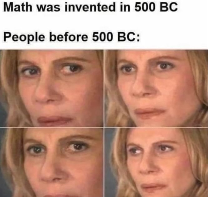 no math - meme