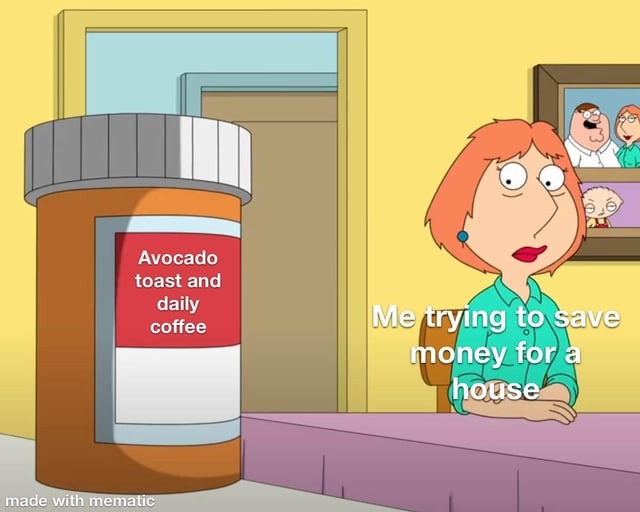 Avocado toast - meme