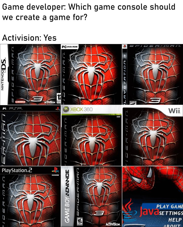 Many ports bro - meme