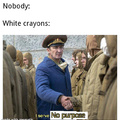 What are white crayons for?