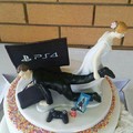Quien no quiere un pastel asi en su boda-_-"