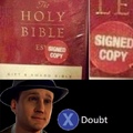 (X) Doubt
