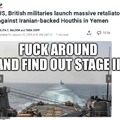 Stage III is where Iran steal some more boats