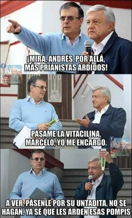 AMLO y el PRIAN - meme